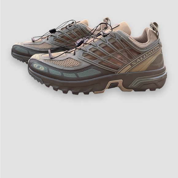 Salomon ACS Pro Trail Running Sneaker Shoes Green Ortholite Mens Size US 12 NWOB - Picture 1 of 10